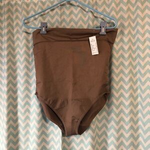 Lane Bryant Cacique deep taupe the slimmer ultra high waist brief 26/28